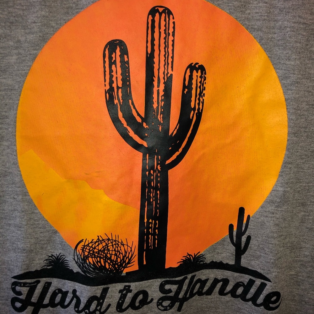 Hard to handle cactus tee shirt!